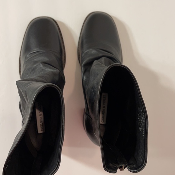 Chelsea & Violet Shoes Chelsea Violet Freedom Black Block Heel